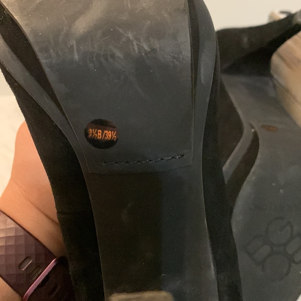 Bcbgeneration Leather Studded Ankle Boot Heels - image 5